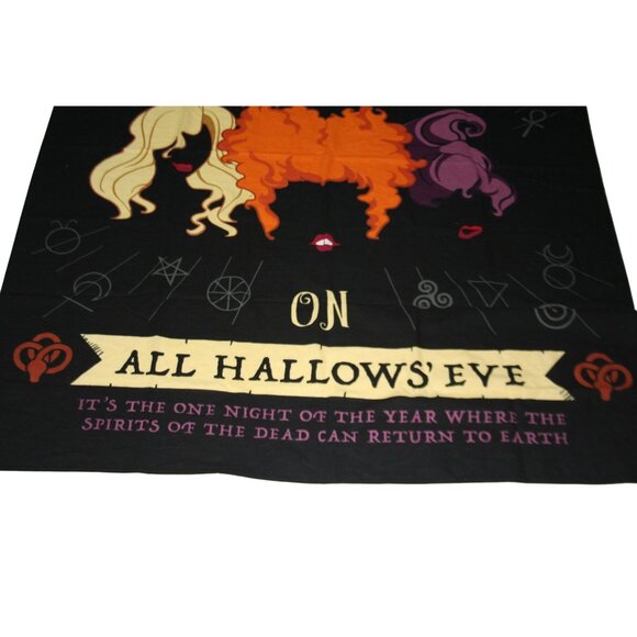 Disney Hocus Pocus Sanderson Sisters Spooky Halloween Tapestry Wall Hanging - Picture 3 of 4